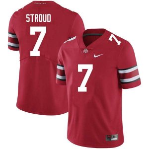 Men's Ohio State Buckeyes #7 C.J. Stroud Scarlet Nike NCAA College Football Jersey Jogging ZWT2644ER